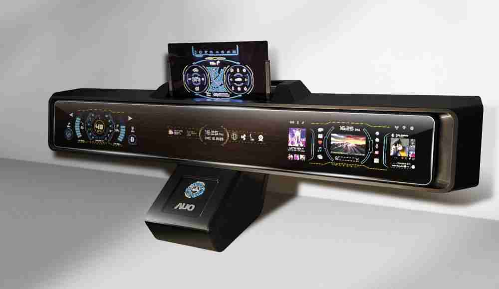 森林舞会Micro LED沉浸式车舱显示方案结合 可卷式、、可伸缩的Micro LED应用并可呈现不同的质感纹路，，，展现人性化设计